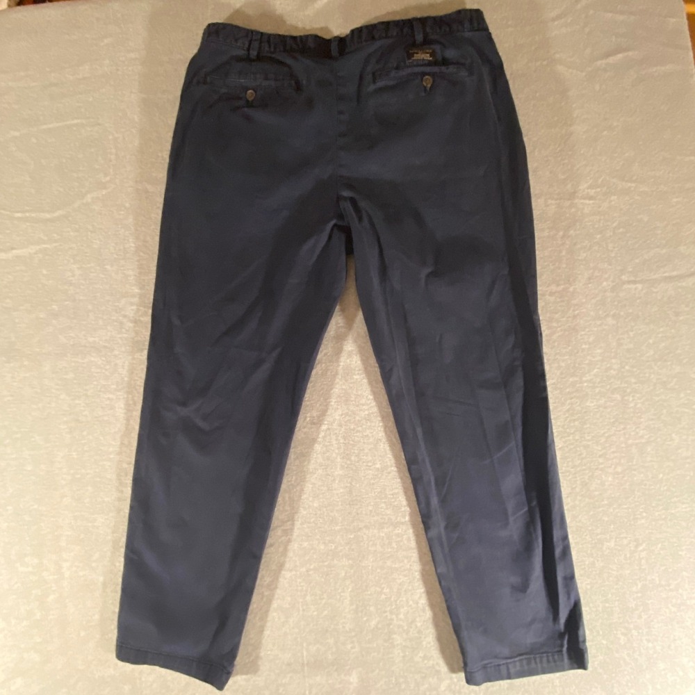 Banana Republic Athletic Lived-In Chino Basic Pants Dark preppy Navy 38x29